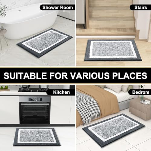 OLANLY Bathroom Runner Rugs 70x24, Long Bath Mats - Image 7