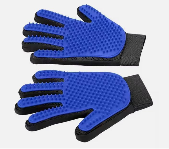 Pet Grooming Glove-Pet Hair Remover Glove- Perfect pet Cleaning Brush Glove- - Image 2