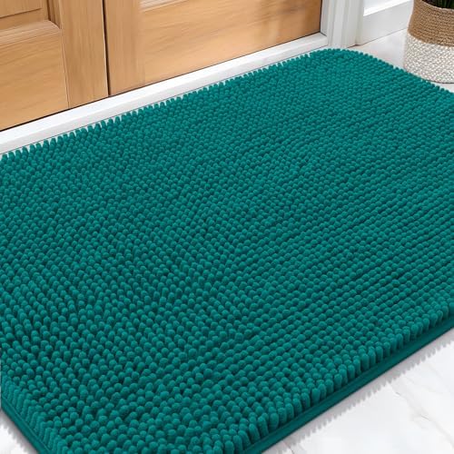 OLANLY Dog Door Mat for Muddy Paws 30x20, Super Absorbent Chenille Mud Mat by OLANLY