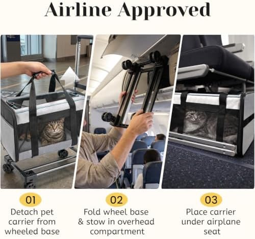 Airline Approved Travel Soft-Sided Carrier - Image 2