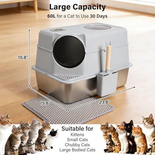 Stainless Steel Litter Box - Image 2