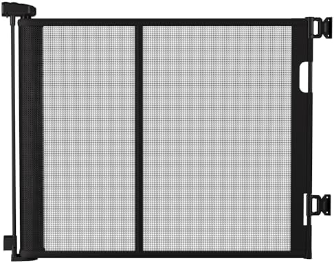 Retractable Baby Gates for Stairs& Doorways, Extends to 55" by Unknown
