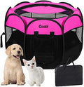 GOOZII Pet Cat Playpen for Indoor Cats Enclosed, Portable Foldable Dog Playpen by Goozii