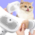 Cat Steam Brush, 3 in 1 Pet Hair Removal Tool, Self Cleaning Steamy Cat Brush by FONSUFA