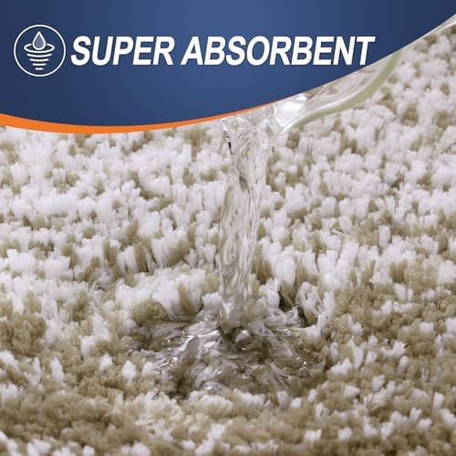 OLANLY Bathroom Runner Rug 47x24, Extra Soft Absorbent Microfiber Bath Rugs - Image 3