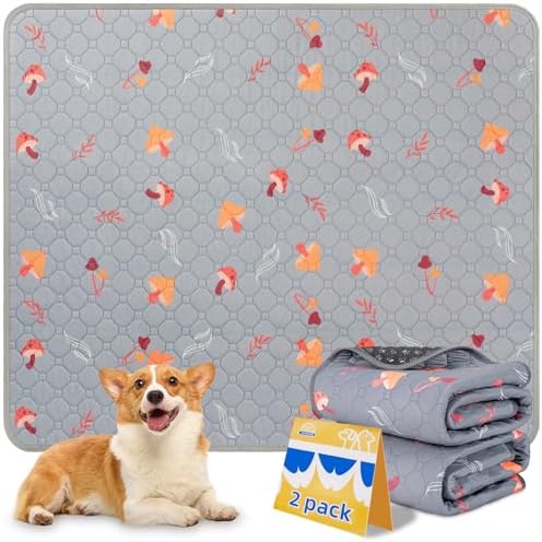 Sunheir Washable Pee Pads for Dogs, Waterproof Non-Slip Wee Wee pad, Absorbent by SUNHEIR