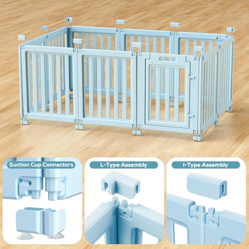 Dog Playpen Indoor, Puppy Playpen, 10 Panels - Image 4