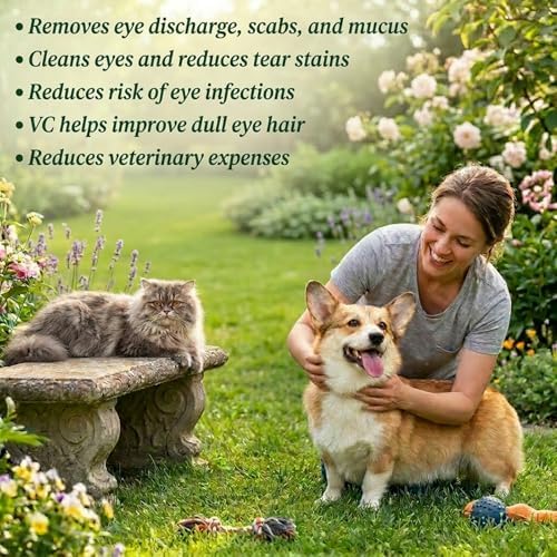 Dog Eye Wipes for Tear Stain Removal, Vet-Recommended Dog Eye Infection - Image 7