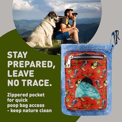 INSPECTOR TAIL Dog Treat Pouch for Training, Drawstring Bag, Hands Free - Image 6