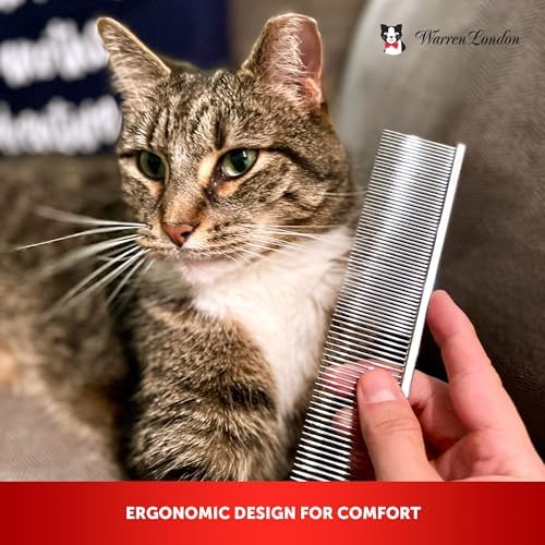 Warren London Cool Cat Greyhound Style Comb – 7.5" Professional Copper Cat - Image 3