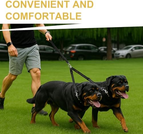 MingXpet Double Dog Leash for Two Dogs, No Pull Dog Leash, 360° Swivel No - Image 7