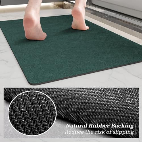 Bathroom Mat Rugs Sets 2 Piece Stone Bath Mats - Image 3