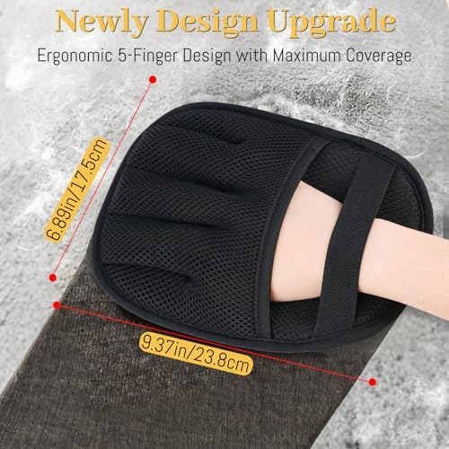 Pet Hair Removal Glove for Cats & Dogs, Upgrade 5-Finger Magic Brush Pet Hair - Image 2