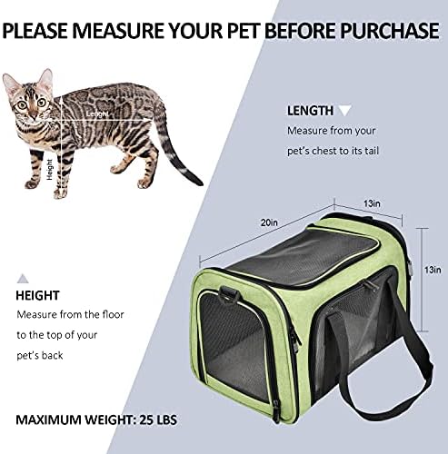 Henkelion Large Cat Carriers Dog Carrier Pet Carrier - Image 4
