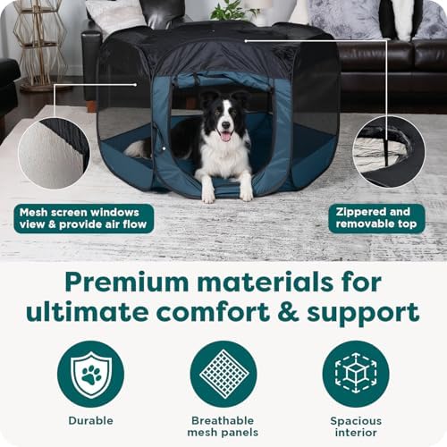 FurHaven Soft-Sided Dog & Cat Playpen, Portable Foldable Indoor & Outdoor Pet - Image 5