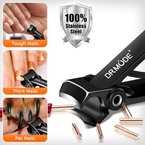 Toenail Clippers for Thick Toenails for Seniors, Angled Head Wide Opening - Image 4