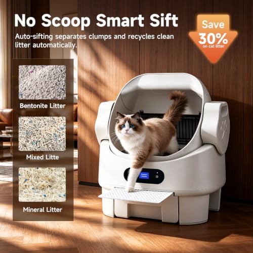 Self Cleaning Open Top Automatic Multiple Cat Litter Box - Image 4