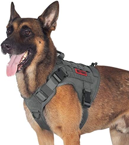 OneTigris Tactical Dog Harness Vest No-Pull Service Dog Vest by OneTigris