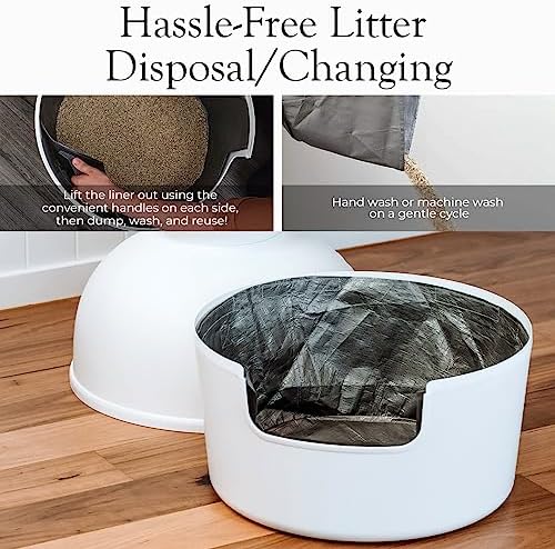 Reusable Litter Box Liners by Bundle & Bliss, Non-Slip Litter Liners - Image 6