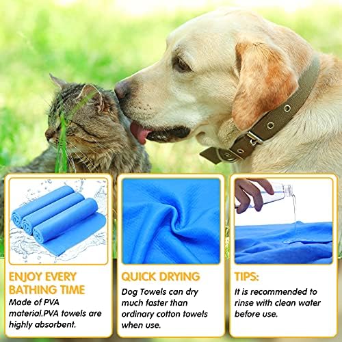 Tatuo 3 Pcs Pet Absorbent Dog Bath Towel - Image 3