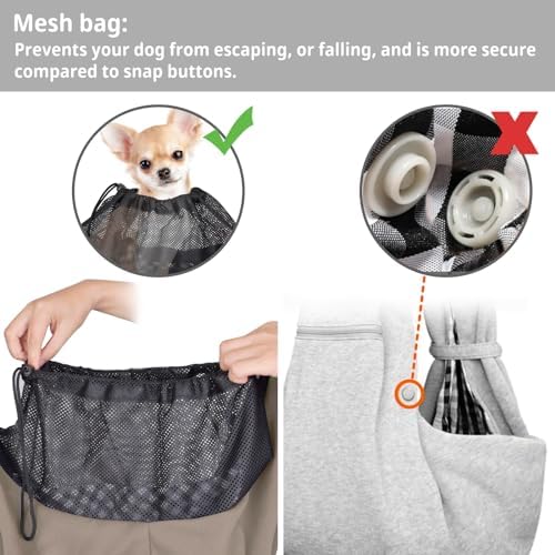 CUBY Adjustable Dog Cat Sling Carrier - Image 3