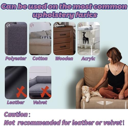 Anti Cat Scratch Furniture Protector 12-Pack Single-Sided, Heavy-Duty - Image 2