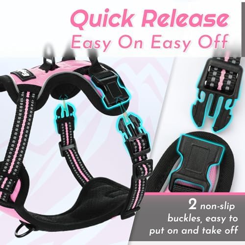 Eagloo Dog Harness for Small Dogs, No Pull Pet Vest - Image 6