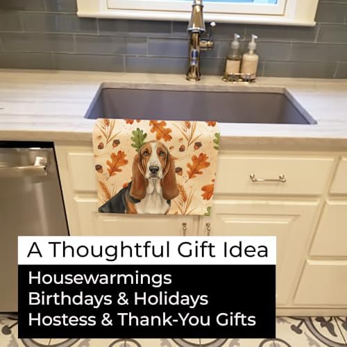 Caroline's Treasures Basset Hound Dogs Kitchen Towel 15x25 in - Image 5