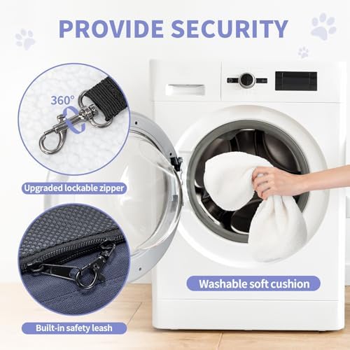 Petsfit Airline Cat Carrier for Small Cats, Two-Way Placement - Image 5