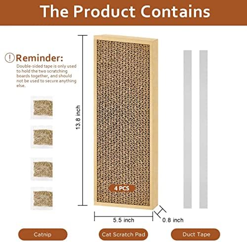 HappyFree SX Double-Sided Cat Scratch Pad: Premium Indoor Cat Scratcher - Image 2
