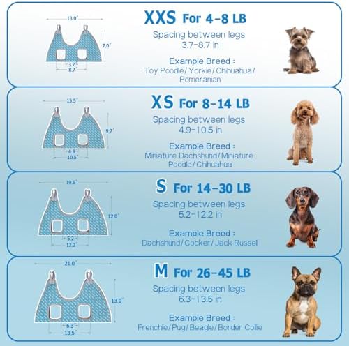 Supet Dog Grooming Hammock for Nail Trimming, Pet Grooming Hanging Harness - Image 7