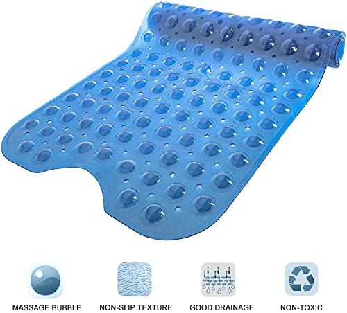 Bathtub and Shower Mats, Extra Long Non-Slip Bath Tub Mat 39 x 16 Inch - Image 5
