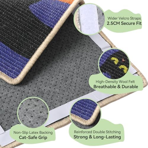 3-in-1 Sisal Cat Scratcher Mat - Image 3