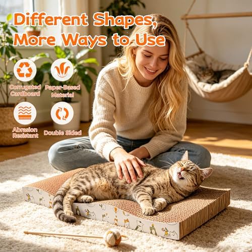 PatiencET Cat Scratcher Cardboard Pads - Image 3