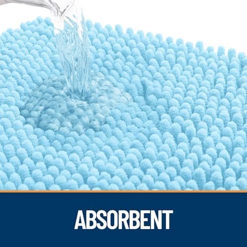 OLANLY Dog Door Mat for Muddy Paws 32x20, Super Absorbent Chenille Mud Mat - Image 3