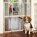 MYPET Wire Mesh Dog Gate: 29.5"-40" Wide, Pressure Mounted by NorthStatesMyPet