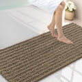Smiry Bathroom Rugs 59X24, Extra Soft Rubber Backing Chenille Bath Mats by Smiry