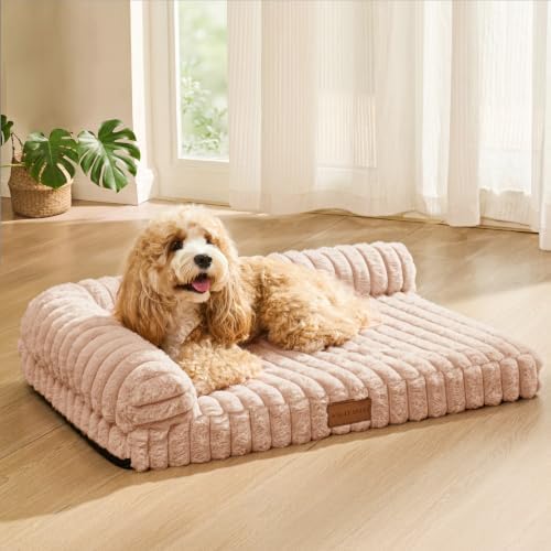 Orthopedic Medium Dog Bed Furry Pet Bed, Washable Cover 30''X20'' by Unknown