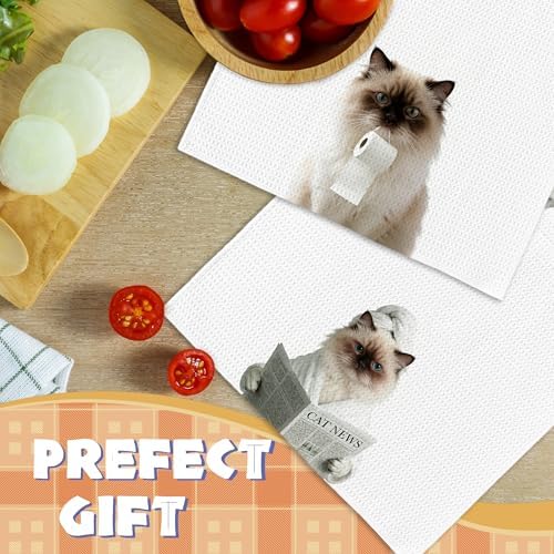 Cat Kitchen Towels Decor Set of 2 - Image 5