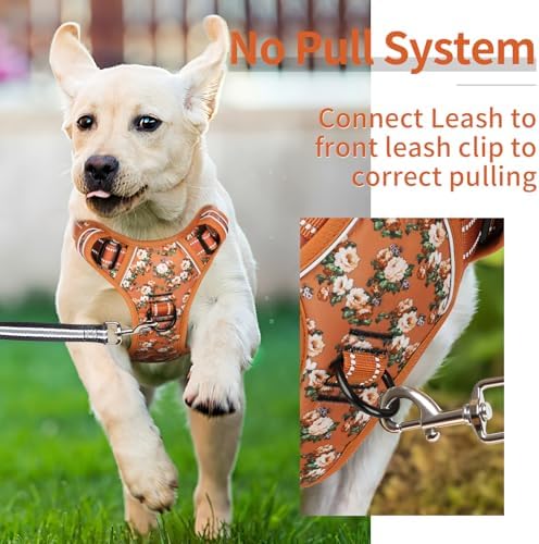 HEELE Dog Harness, No Pull Adjustable Padded Reflective Harness - Image 4