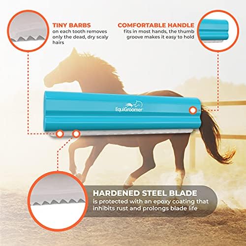 EquiGroomer 8-Inch Deshedding Brush - Image 5