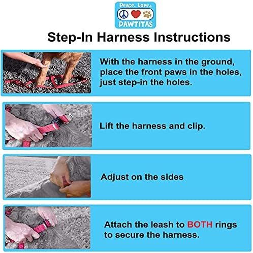 Pawtitas Reflective Step-in Dog Harness – Adjustable No-Pull Vest - Image 5