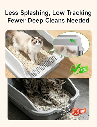 2PACK Stainless Steel Litter Boxes - Image 5