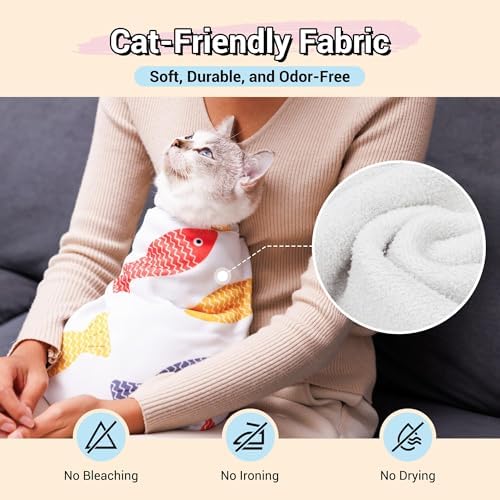 27.5" Large Cat Grooming Wrap for Adult Cat & Small Dog for Medicine - Image 5