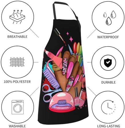 Art Apron with Pocket for Women Men - Image 4