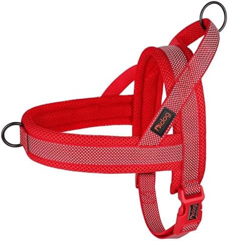 Didog No Pull Dog Harness for Medium Dogs, Breathable Mesh Padded by Didog