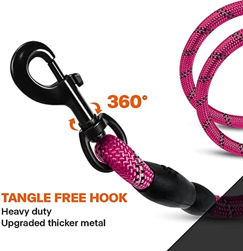 Taglory Rope Dog Leash for Medium Large Dogs, 4 FT Padded Handle - Image 6