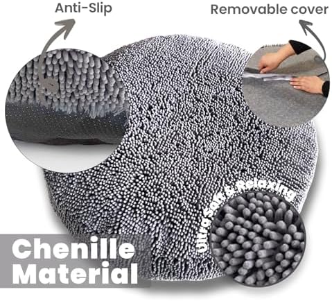 Muddy Mat® Cloud K-9 Dog Beds for Small Dogs & Cats, Soft & Relaxing Round Dog - Image 2