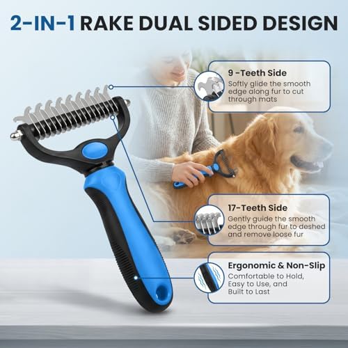 Dog Grooming Rake 4-in-1 Kit - Image 2