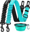 COOYOO Dog Seat Belt, 3 Piece Set Retractable Dog Car Harness Adjustable by COOYOO